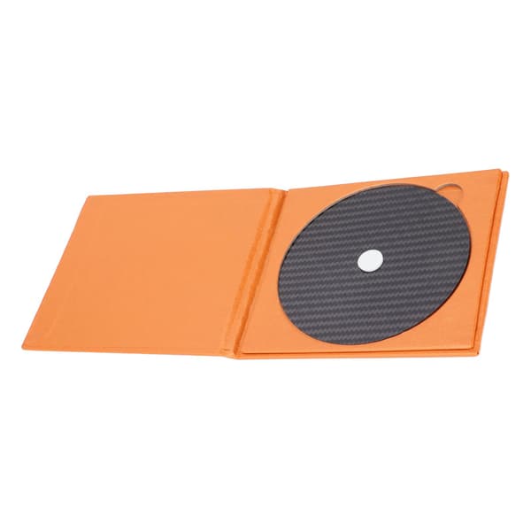 CD DVD Stabilisator Kulfiber 0,2 mm Tuning Måtte Disc Stabilisator til Topbakke Afspiller Sort