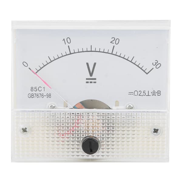 85C1 DC-volttimittarin paneelimittari 0-30V analoginen jännitteenilmaisin