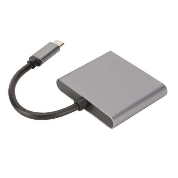 USB C till HD Multimedia Interface Hub stöder 4K 60HZ USB C till dubbel HD Multimedia Interface-adapter