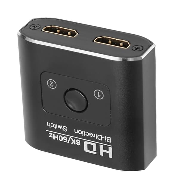 HD Multimedia Interface Switch 8K 60Hz Tovejs 2 Porte 48Gbps Højhastigheds Video Splitter til Xbox til PS5 TV