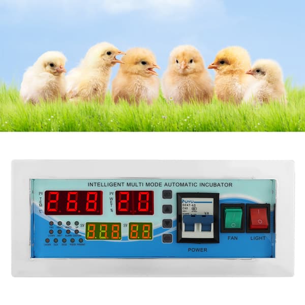 Automatisk æginkubator-controller Digital temperatur- og fugtighedscontroller tilbehør 180-240V