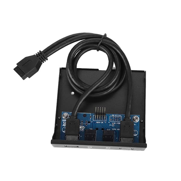 USB3.0 LJUD Diskettenhet Frontpanel 3,5 tum 2 USB3.0-gränssnitt med mikrofonljud