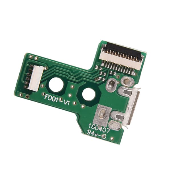 Udskiftning USB-opladningsport-stikplade til Sony Playstation 4 PS4-spilcontroller