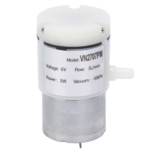 3st Mini Membranpump 3L/min Sugluftvattenpump DC6V för Akvarium Fiskbehållare