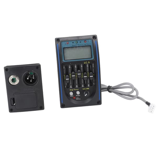 Akustisk Gitarr Pickup Exakt Stämning Multifunktionell Gitarr EQ Equalizer Pickup