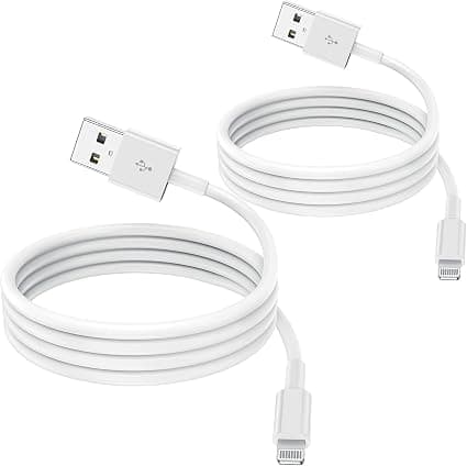 MFi-certifierad USB till Lightning snabbladdningskabel för iPhone iPad 2-pack, 1 meter flätad nylon kompatibel