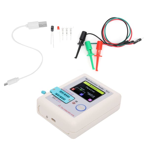 Multifunktionel Transistor Tester 1.8in TFT Display Skærm LCR‑TC1 til Kondensator Dioder