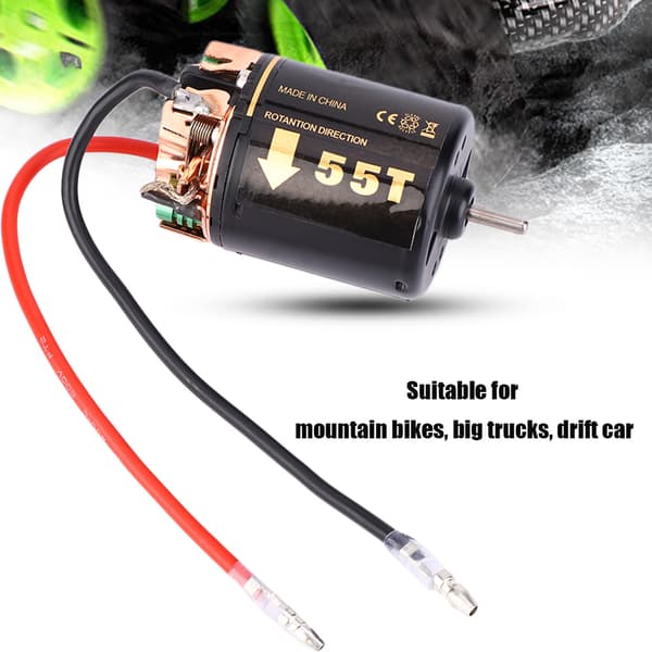 55T Universal RC Modelbil 540 Børsteløs Motor til Store Lastbiler/Klatrebilsmodel