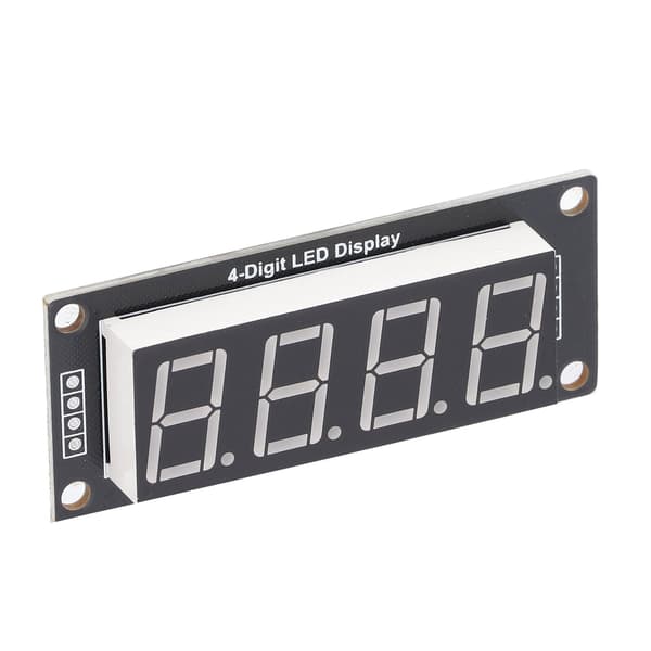 4 stk. 0,56\" 7-segment LED-displaymodul blå 4-cifret digitalt rør PCB-urkort