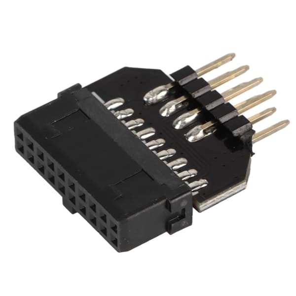 USB Moderkortssplitter Moderkort Usb2.0 9-stift till Usb3.0 19-stift Frontpanel Plug-in Hona Plug Omvandlingsadapter