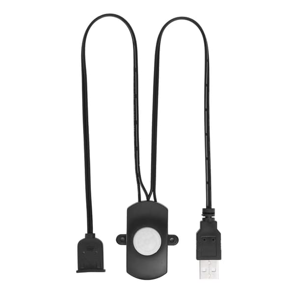 2A DC 5-24V PIR Infrarød Bevægelsessensor Detektor Automatisk Afbryder LED Strip USB Interface Sort