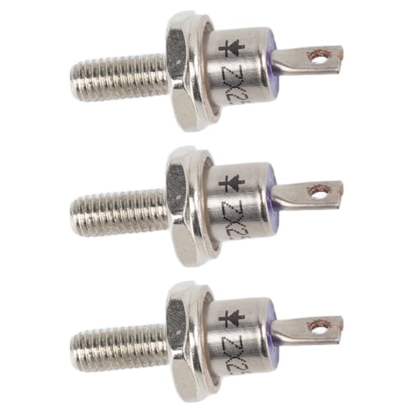 3 STK Ensretterdiode Spiral 25A Jern Høj Hårdhed Spiral Ensrettermodul Erstatning til Generator Katode