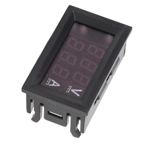 DC 0-100V 50A Dobbelt LED Display Digital Voltmeter Ammeter, Spændingsstrøm Tester Måler med Rød Blå Skærm