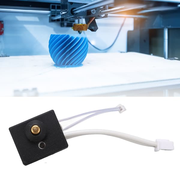 3D-printer Hotend Varmeblok Sæt, Aluminiumslegering 260C, Ender 3 S1 Opgraderingsdele m/ Termistor