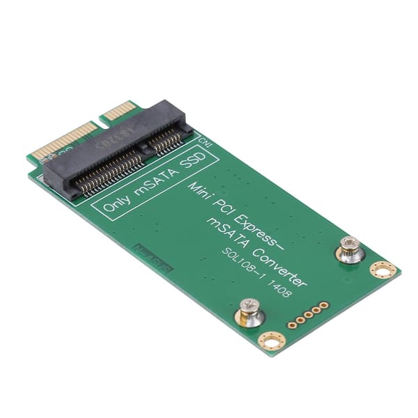 mSATA SSD till SATA Mini PCIE SSD Riser Card Adapter Omvandlare för ASUS Laptop