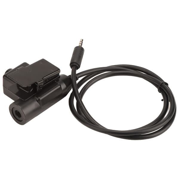 U94 PTT-adapter Professionel meget fleksibel PTT-headsetadapter til 3,5 mm lydgrænseflade mobiltelefon