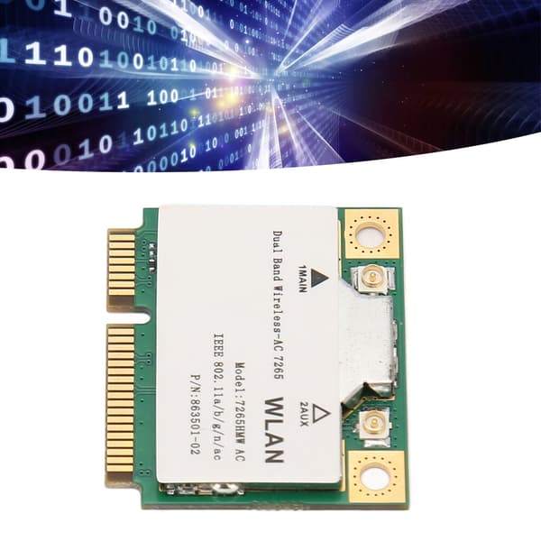 7265HMW trådløst netværkskort 1200Mbps 2.4 5Ghz Bluetooth 4.2 Mini PCIE Interface WiFi-adapter til Windows 7 8 10