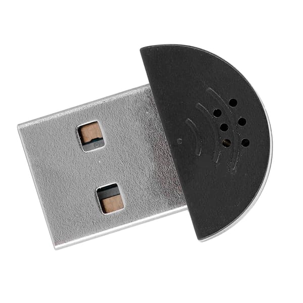 Bärbar USB Mini Studio Talmikrofon Inspelningsljud MIC-adapter för dator PC