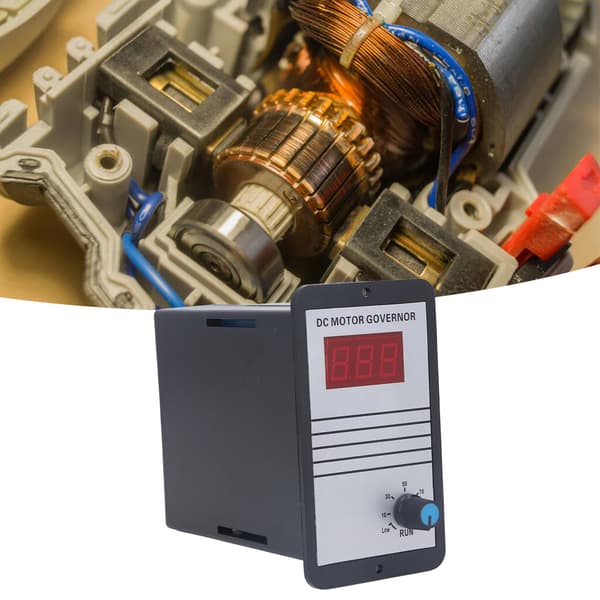 DC-motorhastighetsregulator Digital Display ABS-hölje 10-36V Justerbar PWM-regulator