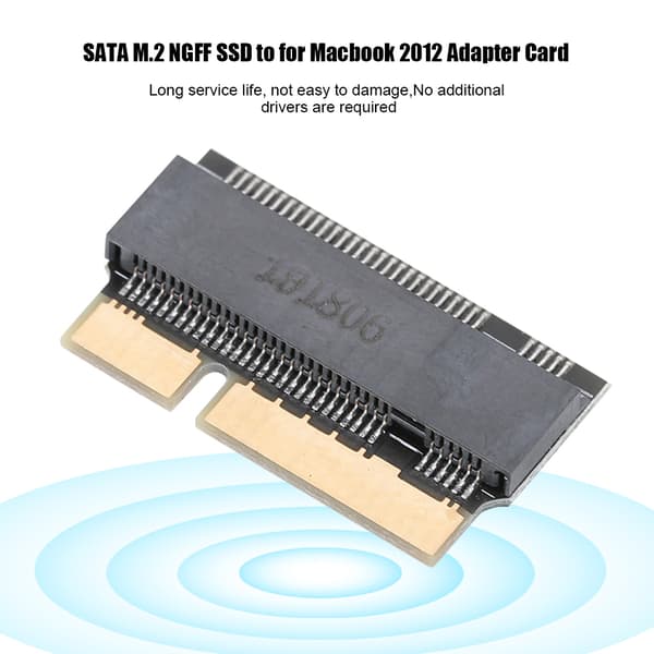 SATA M.2 NGFF SSD -sovitin Macbook 2012 -kiintolevylle, ajuriton sovitinkortti