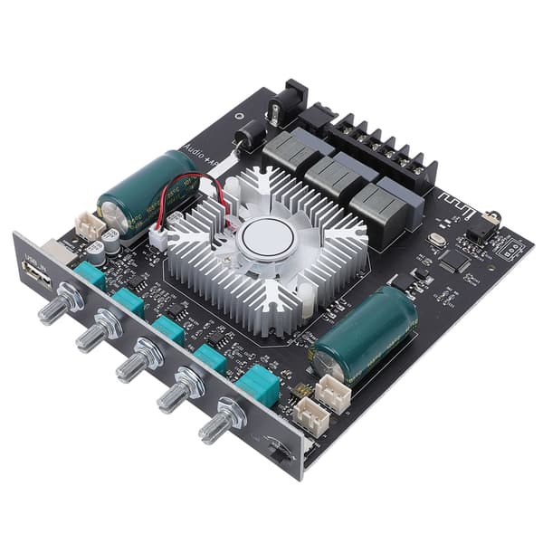 2.1-kanals Bluetooth-forstærkermodul 160Wx2 + 220W Sub, Bas- og Diskantknapper, Audio Receiver Board