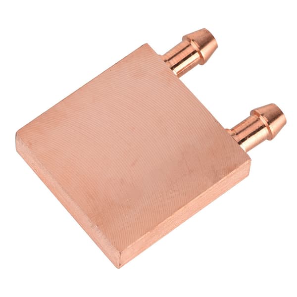 Kobber vandkøleblok til grafik GPU-hoved CPU 40 * 40 * 10 mm
