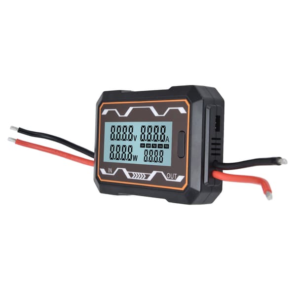 DC-effektmåler med baggrundsbelysning, stor skærm, multifunktionel effekttester til solenergisystemer 0 til 60V100A