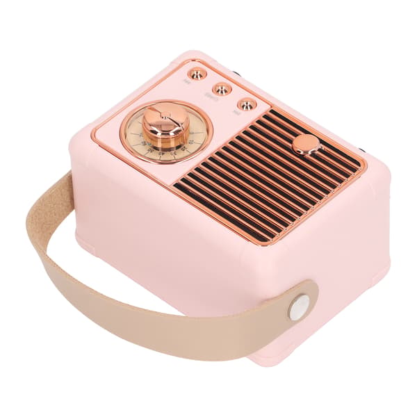 Bærbar Bluetooth-højttaler Mini Kompakt Trådløs Retro Understøtter Radioprogram til Udendørsbrug
