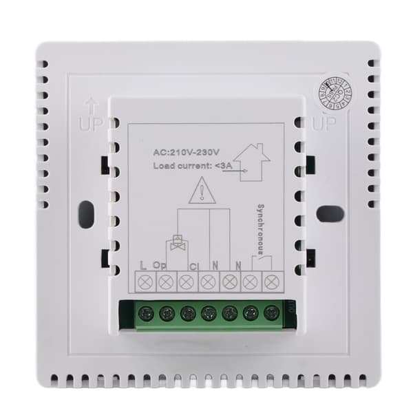 Golvvärmetermostat programmerbar stor LCD-display VVS-temperaturregulator med 485-kommunikation 220V