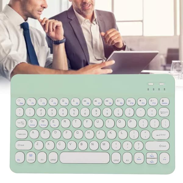 Trådløst tastatur Stabil forbindelse Mobiltelefon Tablet Laptop Tilbehør til IOS til Android til WindowsGrøn
