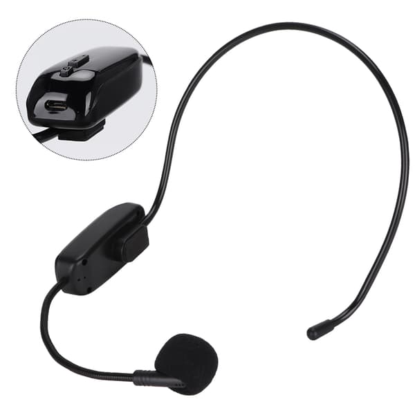 UHF Trådløst Mikrofon Headset Trådløs Mikrofon til Undervisning Møde Turistguide