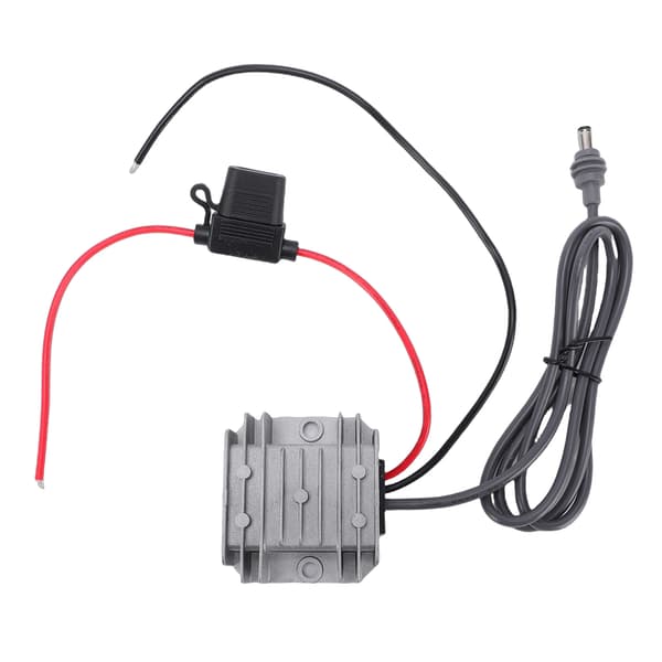 DC Boost Converter 12V/24V til 30V 3.5A Step-Up Strømadapter til Mini Router, med sikring, 5.5x2.1mm