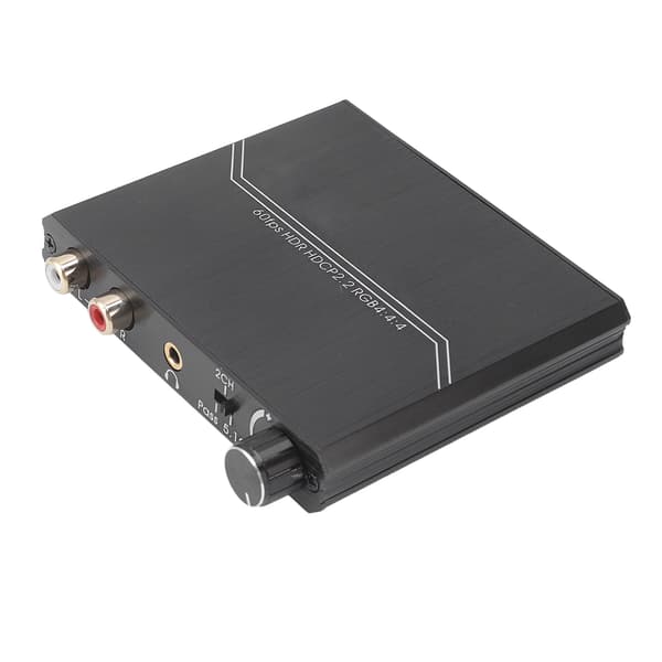 HD Multimedia Interface Extractor 4K 60Hz HD Multimedia Interface Splitter med volymkontroll för PS5 DVD-spelare