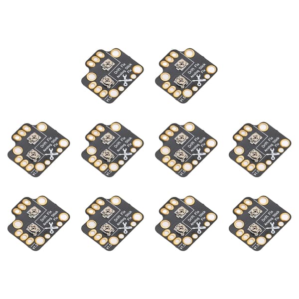 10 stk. Gamepad Joystick Drift Reparationskort Universal 3D Analog Joystick Drift Fix Mod til Game Controllere Sort