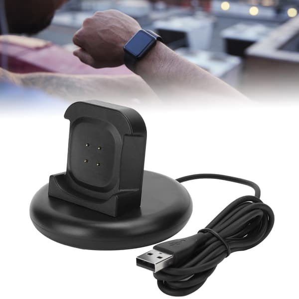 Mini laddningsdocka för Fitbit Versa3/Sense Smart Watch Bärbar laddningsstation