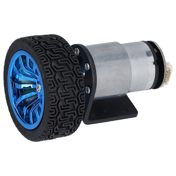 Encoder Motorsats Kit 6mm Axel med Monteringsfäste för Smart Bil Robot DIY DC6V JGB37‑52035RPM