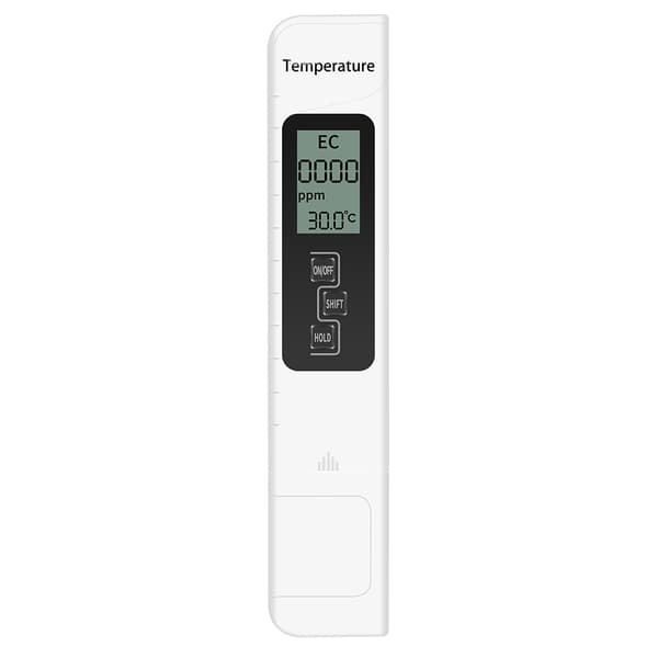 Vattenkvalitetstestare TDS EC-mätare Temperaturmätning Combo för dricksvatten akvarier pool