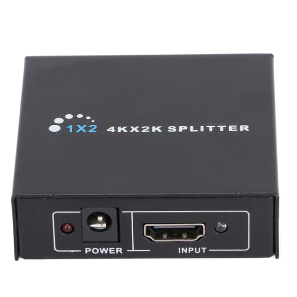 HD Multimedia Interface Splitter 1 ind 2 ud HD Multimedia Interface Extender til skærme LCD-tv-computere 100-240VEU-stik