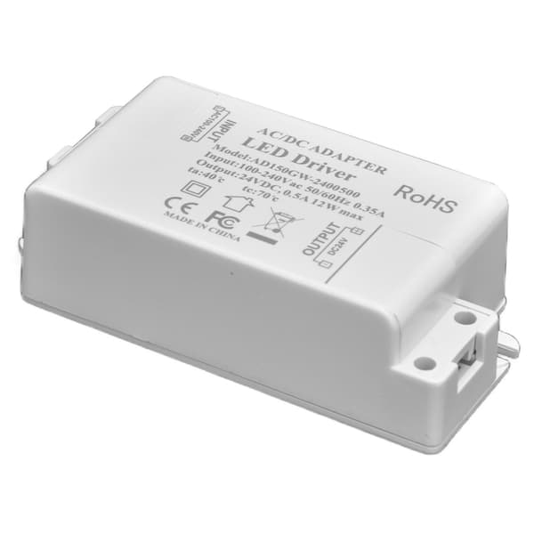 12W LED-driver lavspændings konstantstrøm LED-transformer til strip-lys
