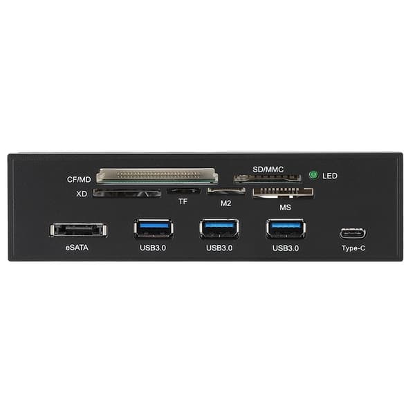 5,25 tommer multifunktionel intern kortlæser Dashboard PC frontpanel