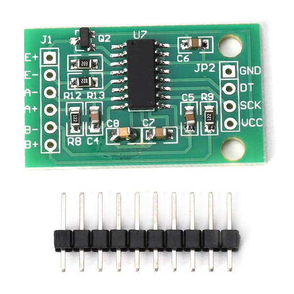 5 st HX711 Dual-Channel 24-bitars lastcell ADC-modul Högprecisionsviktsgivarkit