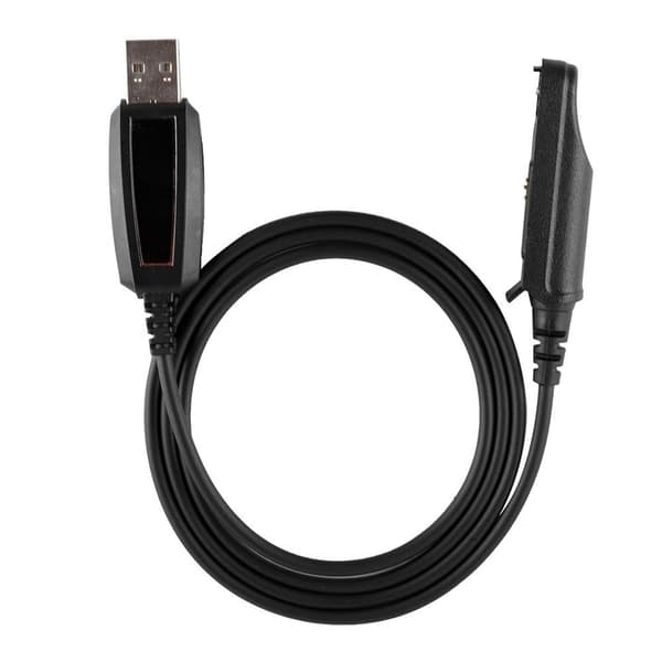 1M Program Walkie Talkie Programmeringskabel med CD-drivrutin för Baofeng BF-A58/BF-UV9R Radio