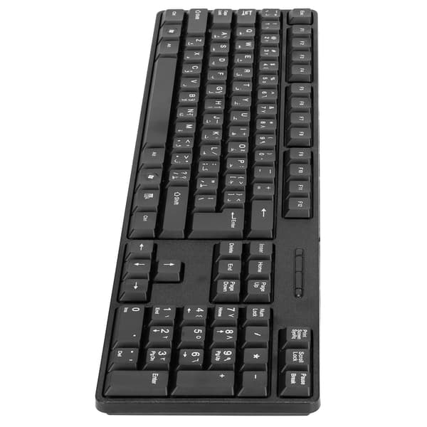Computertastaturer Ergonomisk Design Holdbart USB Kablet Arabisk Engelsk Mekanisk Tastatur til PC Laptops