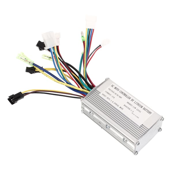 DC Motor Controller med ledningsnet Motor Controller Lithium Batteri til Elcykel 36V 48V 17A