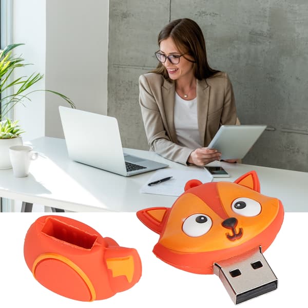 USB-minne Söt tecknad djur USB2.0 minnessticka Pendrive för barn studenter presenter 128GB