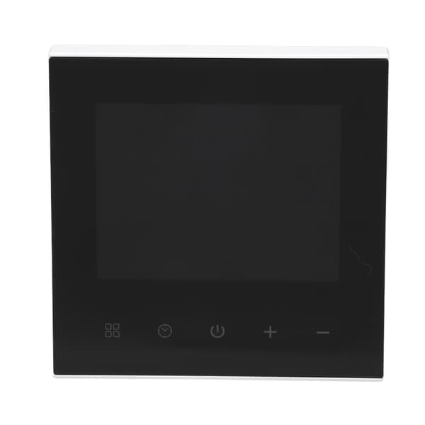 Programmerbar WIFI-termostat LCD-pekskärm APP Röststyrning Temperaturregulator 100‑240V Dold installation