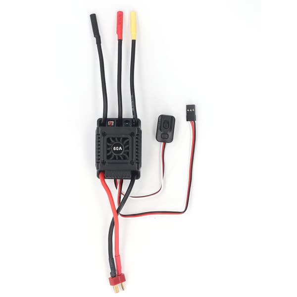 Børsteløs ESC 60A aluminiumshastighedsregulator til 1/10 RC bil lastbil