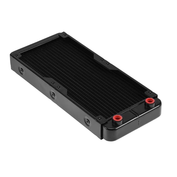 240MM Aluminium Computer Radiator Vandkøling Køler 18 Rør Varmeveksler CPU Køleplade