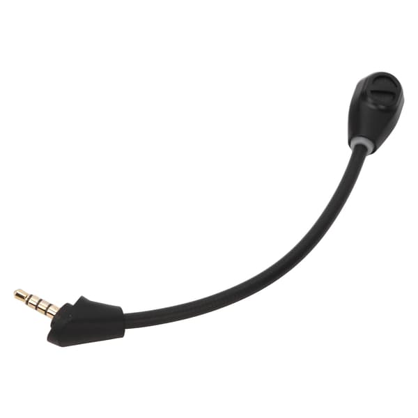 Erstatningsheadsetmikrofon Støjreducerende 3,5 mm Aftagelig Hovedtelefonmikrofon til Kingston HyperX Cloud Alpha