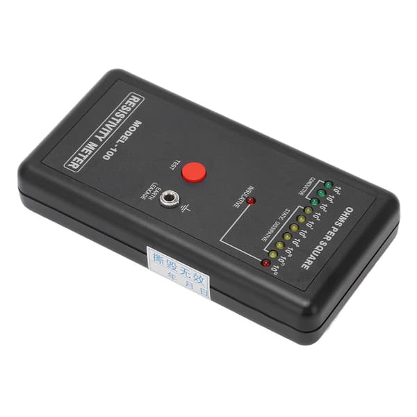 Antistatisk overflademodstandsmåler Digital elektrostatisk felt-tester-sæt